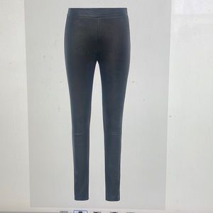 Reiss Valerie Leather Ponte Leggings